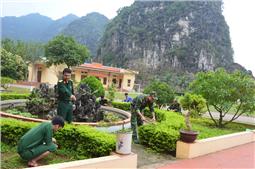 Tập trung nội lực, xây dựng doanh trại chính quy